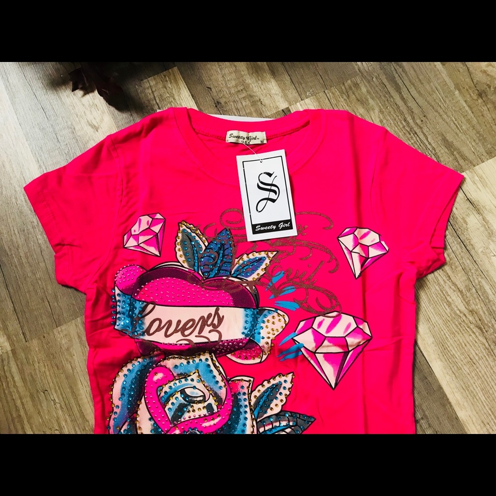 Girls T shirt brand new S-M-L-XL